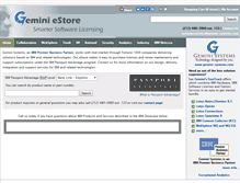 Tablet Screenshot of estore.gemini-systems.com